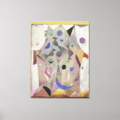 Abstracte Kop, Mysterie Canvas Print (Voorkant)