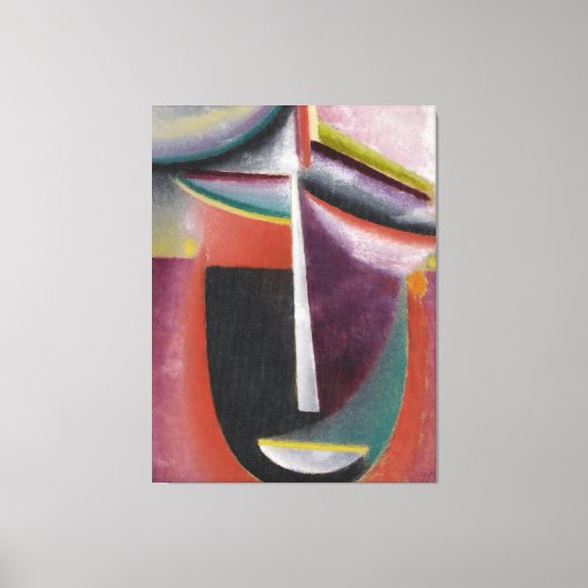 Abstracte Kop, Mysterie Canvas Print (Voorkant)