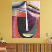 Abstracte Kop, Mysterie Canvas Print (Insitu (Woonkamer))