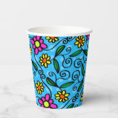 Abstracte kopbekers van Florence Papieren Bekers (Achterkant)