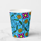 Abstracte kopbekers van Florence Papieren Bekers (Voorkant)