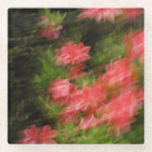 Abstracte Koraal Rhododendrons in Beweging, kunstf