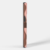 Abstracte koraalgolven Case-Mate iPhone case (Achterkant / Rechts)