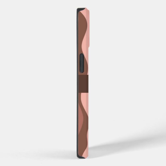 Abstracte koraalgolven Case-Mate iPhone case (Achterkant / Rechts)