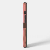 Abstracte koraalgolven Case-Mate iPhone case (Achterkant / Links)