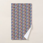 Abstracte koraalrif bad handdoek (Handdoek)