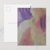 Abstracte koraalrif briefkaart (Voorkant / Achterkant)