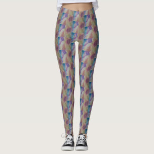 Abstracte koraalrif leggings