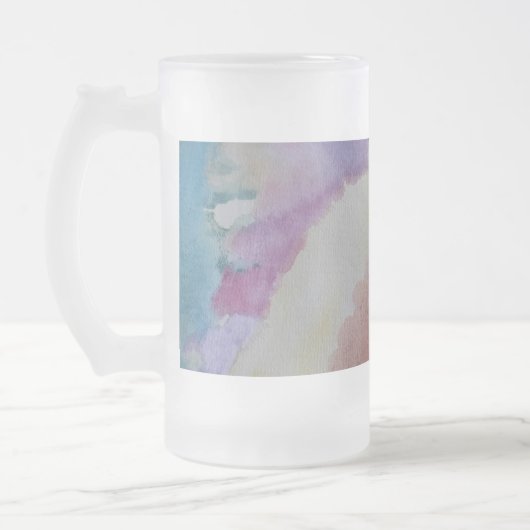 Abstracte koraalrif matglas bierpul (Links)