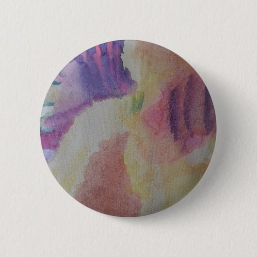 Abstracte koraalrif ronde button 5,7 cm (Voorkant)