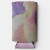 Abstracte koraalrif seltzer blikjeskoeler (Voorkant)