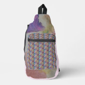 Abstracte koraalrif sling bag (Voorkant)