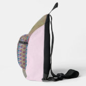 Abstracte koraalrif sling bag (Rechts)