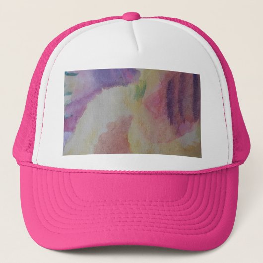Abstracte koraalrif trucker pet (Voorkant)
