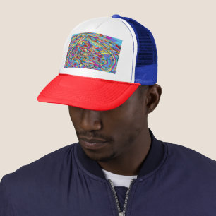 Abstracte Koraalzee Trucker Hoed Pet
