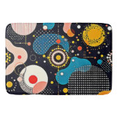 Abstracte kosmische dans badmat (Voorkant)