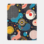 Abstracte kosmische dans fleece deken (Voorkant)