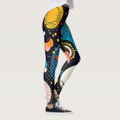Abstracte kosmische dans leggings (Rechts)