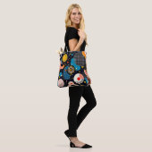 Abstracte kosmische dans tote bag (Op model)