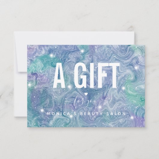 Abstracte kosmische galaxy Universe Beauty Salon G (Voorkant)