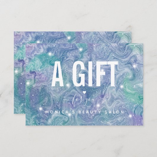 Abstracte kosmische galaxy Universe Beauty Salon G (Voorkant / Achterkant)