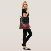 Abstracte Kosmische Nacht Boodschappentas Tote Bag (Op model)