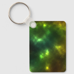Abstracte kosmische ruimte-constellaties sleutelhanger