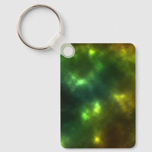 Abstracte kosmische ruimte-constellaties sleutelhanger (Voorkant)