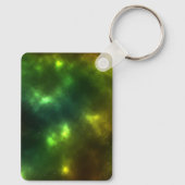 Abstracte kosmische ruimte-constellaties sleutelhanger (Achterkant)