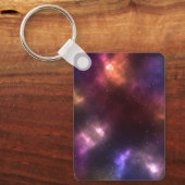 Abstracte kosmische ruimte-constellaties sleutelhanger (Voorkant)