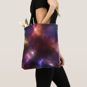 Abstracte kosmische ruimte sterrenbeelden Digitale Tote Bag (Dichtbij)