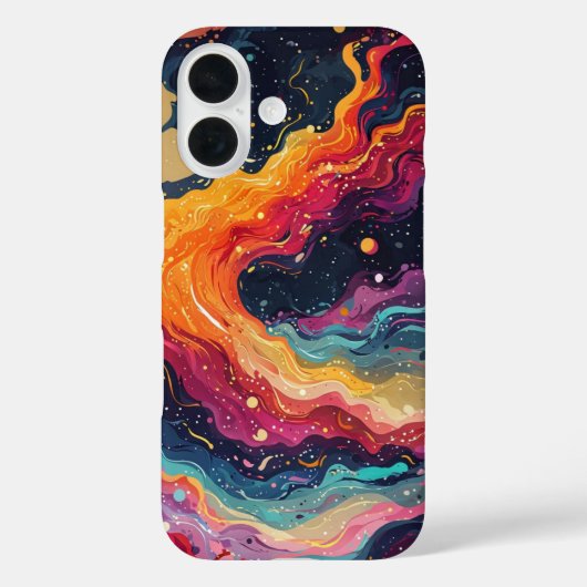 Abstracte kosmische wervelingen Case-Mate iPhone case (Achterkant)