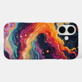 Abstracte kosmische wervelingen Case-Mate iPhone case (Achterkant (horizontaal))