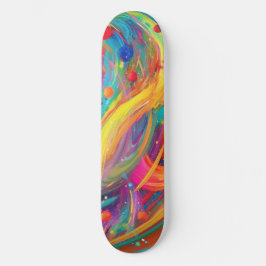 Abstracte Kosmos Universum Persoonlijk Skateboard