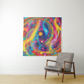 Abstracte Kosmos Universum Wandkleed (In Situ (horizontaal))
