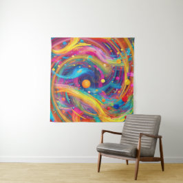 Abstracte Kosmos Universum Wandkleed