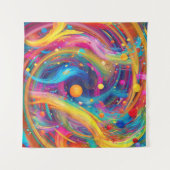 Abstracte Kosmos Universum Wandkleed (Voorkant)