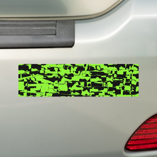 Abstracte kraag bumpersticker (Op auto)