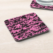 Abstracte kraag drankjes onderzetter (Linkerzijde)