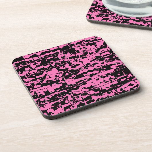 Abstracte kraag drankjes onderzetter (Linkerzijde)