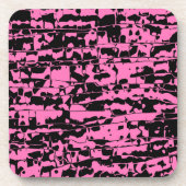 Abstracte kraag drankjes onderzetter (Voorkant)