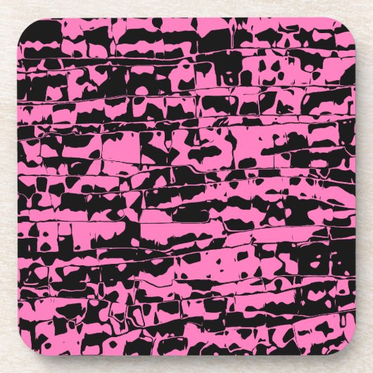 Abstracte kraag drankjes onderzetter (Voorkant)