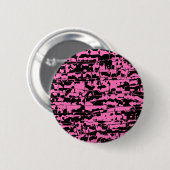 Abstracte kraag ronde button 5,7 cm (Voorkant /achterkant)