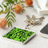 Abstracte kraag sleutelhanger (Zijkant)