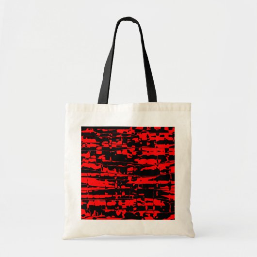 Abstracte kraag tote bag (Voorkant)