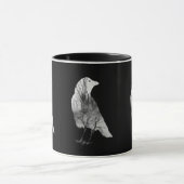 Abstracte kraaienkunst mok (Midden)