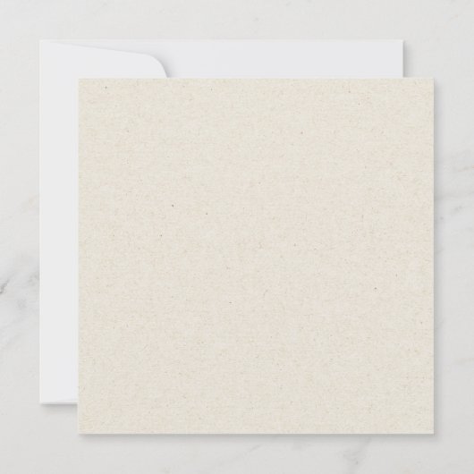 ABSTRACTE KRAFT TERRACOTTA RED BEWAREN DE DATUM KA BEDANKKAART (Achterkant)