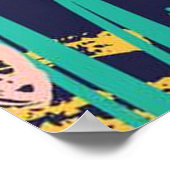 Abstracte kribbel poster (Hoek)