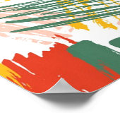 Abstracte kribbel poster (Hoek)