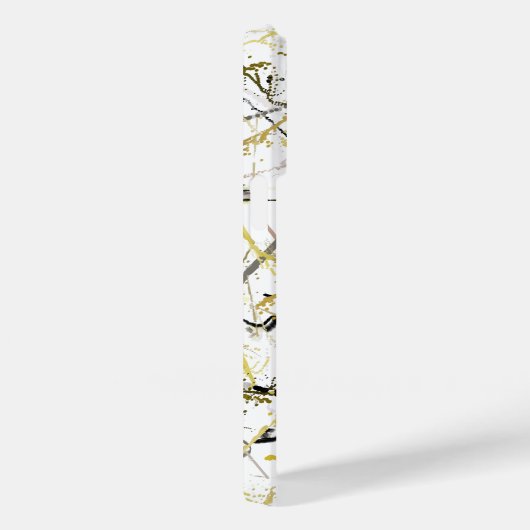 Abstracte kribbels - Mosterd en bruin Case-Mate iPhone Case (Achterkant / Rechts)